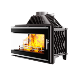 Угловая левая дровяная топка Kawmet W16 14,7кВт LB