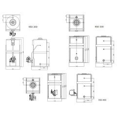 Котел отопления на дизельном топливе Kiturami KSO-200 (232 кВт)