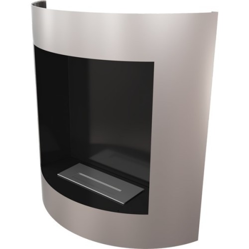 Настенный биокамин Kratki AF серебряный, TUV 