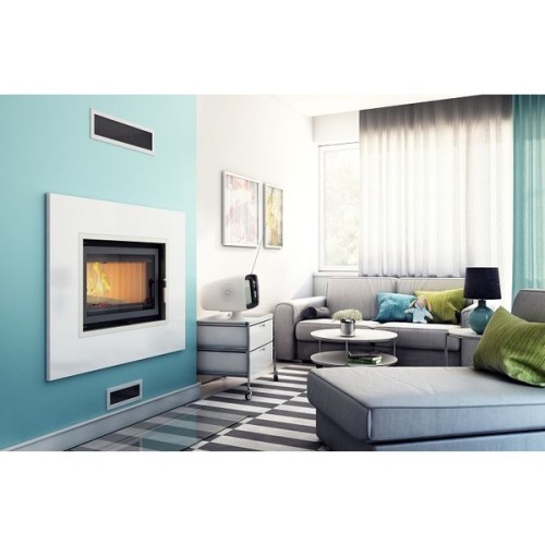 Фронтальная дровяная топка Kratki AQUARIO/Z/10/PW/W 