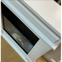 Напольный биокамин Kratki AUGUST белый TUV (ЛЕГО)