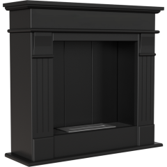 Напольный биокамин Kratki AUGUST черный, TUV (ЛЕГО)