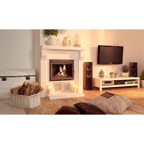 Каминная топка для дома дровяная Kratki Amelia 