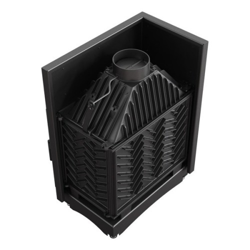 Угловая левая дровяная топка Kratki Amelia/L/BS/DECO 