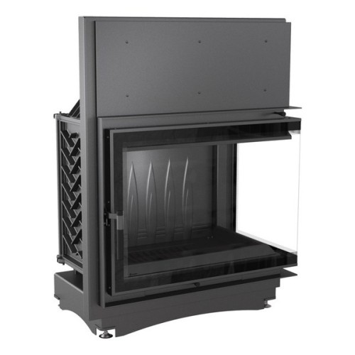 Угловая правая дровяная топка Kratki Amelia/P/BS/DECO 