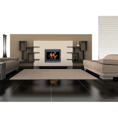 Фронтальная дровяная топка Kratki Amelia/PW/30/W/DECO 