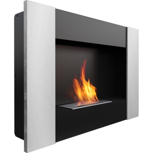 Настенный биокамин Kratki BRAVO 2 стальной 