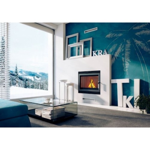 Фронтальная дровяная топка Kratki Blanka 670/570 (керамич. футеровка) 