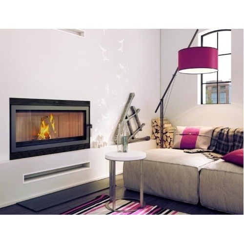 Фронтальная дровяная топка Kratki Blanka 910 (керамич. футеровка) 