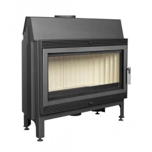 Фронтальная дровяная топка Kratki Blanka 910 (керамич. футеровка) 