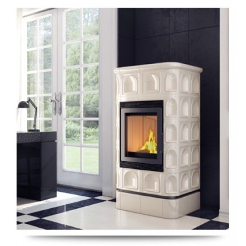 Каминная топка для дома дровяная Kratki Blanka (керамич. футеровка) 