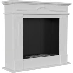 Напольный биокамин Kratki DECEMBER белый, TUV (ЛЕГО)