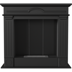 Напольный биокамин Kratki DECEMBER черный, TUV (ЛЕГО)