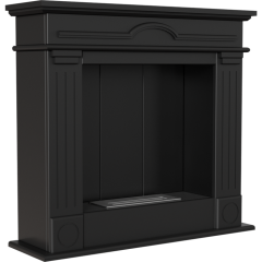 Напольный биокамин Kratki DECEMBER черный, TUV (ЛЕГО)