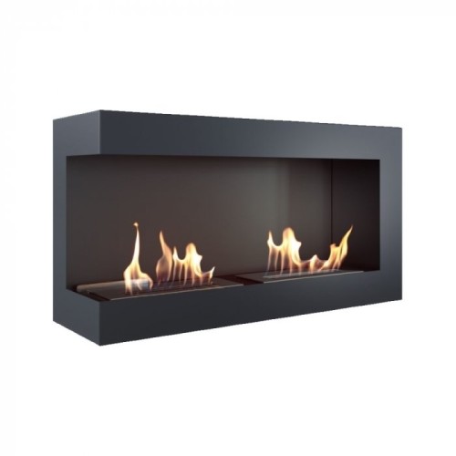 Настенный биокамин Kratki DELTA/L/900 угловая, TUV 