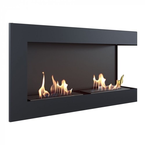 Настенный биокамин Kratki DELTA/P/900 угловая, TUV 