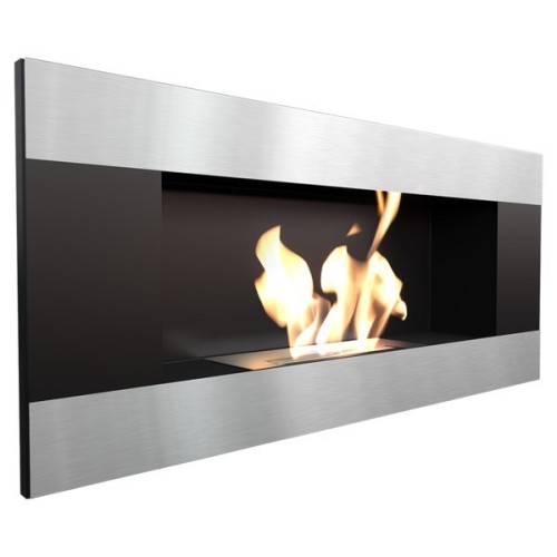 Настенный биокамин Kratki DELTA 2 HORIZONTAL(400*900), TUV 