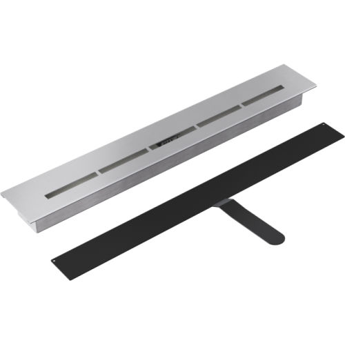 Настенный биокамин Kratki DELTA 2 SLIM черный, TUV 