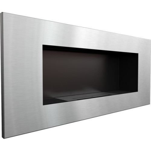 Настенный биокамин Kratki DELTA 2 стальной (400*900), TUV 