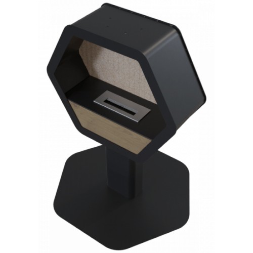 Напольный биокамин Kratki ECHO Hex 70, TUV 