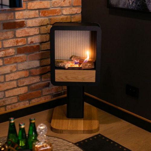 Напольный биокамин Kratki ECHO Rectangle 50, TUV 