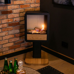 Напольный биокамин Kratki ECHO Rectangle 70, TUV