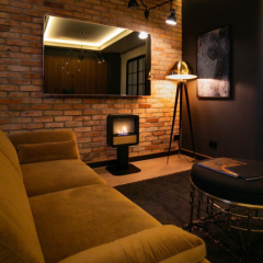 Напольный биокамин Kratki ECHO Square 50, TUV