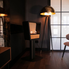 Напольный биокамин Kratki ECHO Trapez 50, TUV