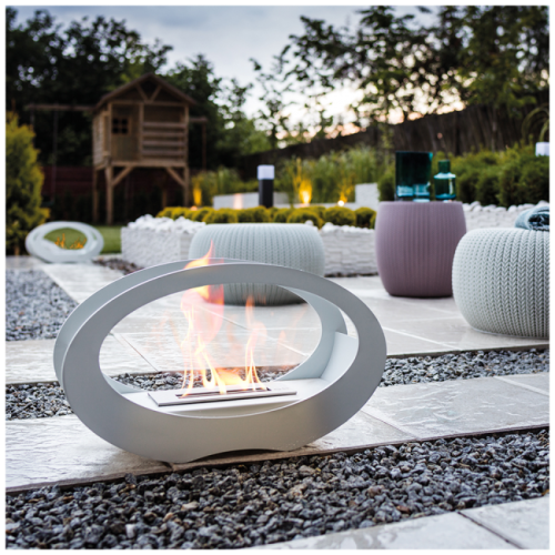 Настольный биокамин Kratki ECHO белый, TUV 