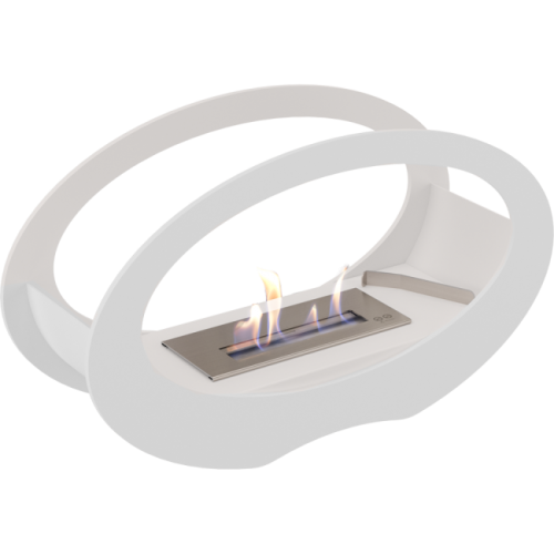 Настольный биокамин Kratki ECHO белый, TUV 