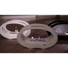 Биокамин Kratki ECHO белый, черный, гранит