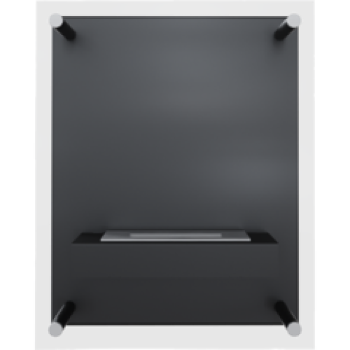 Настенный биокамин Kratki GLASS, TUV 