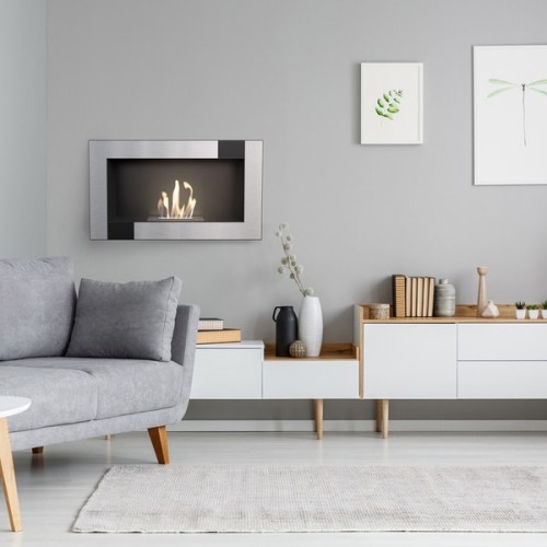 Настенный биокамин Kratki GOLF QUBE, TUV 