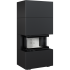 Готовый дровяной каминокомплект Kratki Home Easy Box черный с топкой NBC 