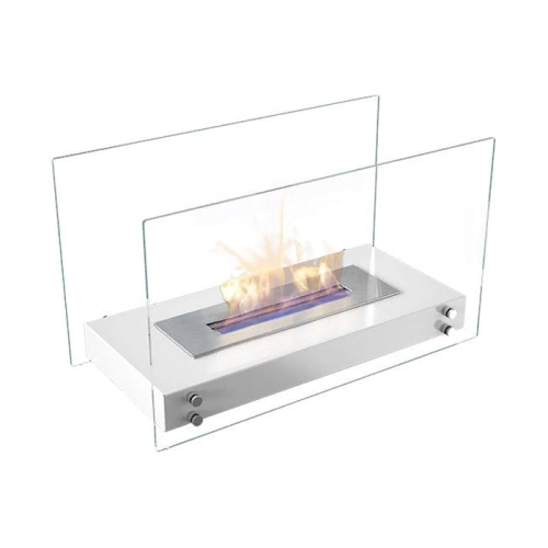 Настольный биокамин Kratki Hotel белый, TUV 