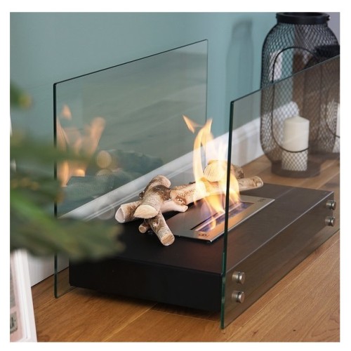 Настольный биокамин Kratki Hotel черный, TUV 