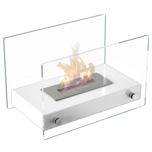 Настольный биокамин Kratki Hotel mini белый, TUV 