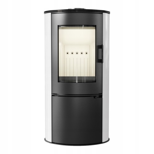 Дровяная печь Kratki KOZA/AB/S/DR (кафель белый) 