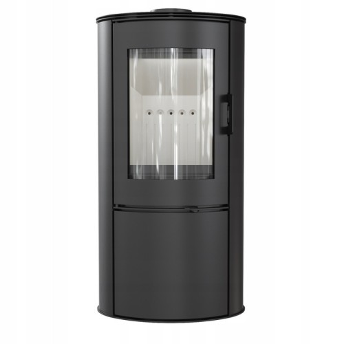 Дровяная печь Kratki KOZA/AB/S/DR (кафель чёрный) 