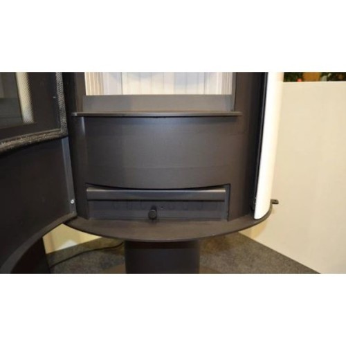 Дровяная печь Kratki KOZA/AB/S/N/DR(кафель белый,чёрный,красный) 