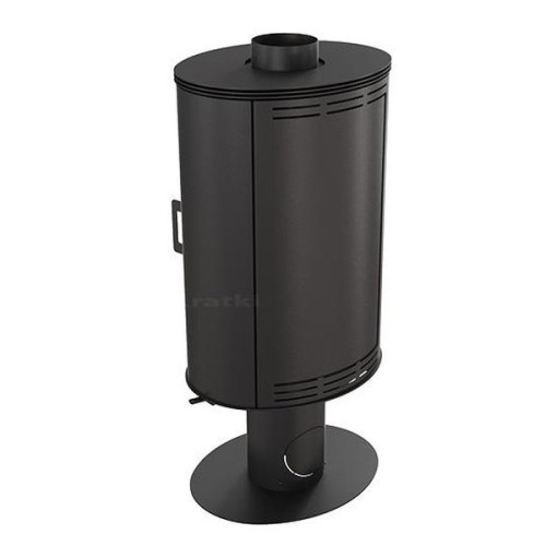 Дровяная печь Kratki KOZA/AB/S/N/O/DR/GLASS (сталь, поворотная) 