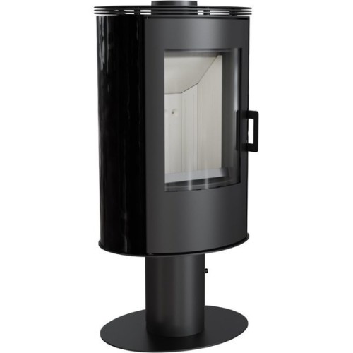 Дровяная печь Kratki KOZA/AB/S/N/O/DR (кафель белый,чёрный,красный) 