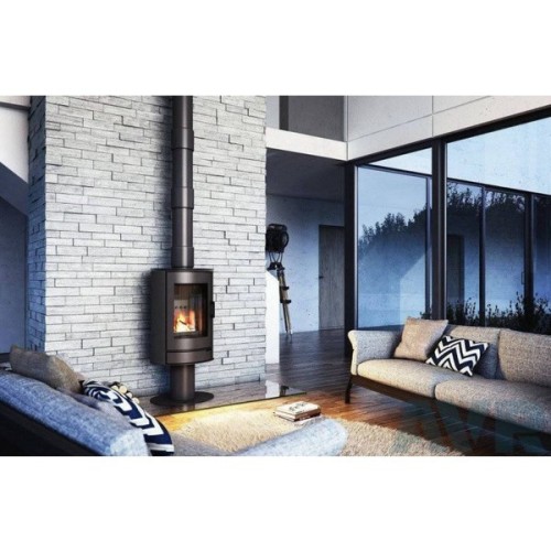 Дровяная печь Kratki KOZA/AB/S/N/O/DR (сталь, поворотная) 