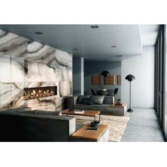 Встраиваемый газовый камин Kratki LEO/100/G20(магистральный газ)