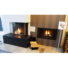 Встраиваемый газовый камин Kratki LEO/70/G20 (магистральный газ)