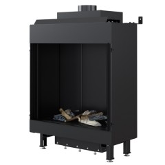 Встраиваемый газовый камин Kratki LEO/76/62/G20 (магистральный газ)