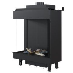 Встраиваемый газовый камин Kratki LEO/76/62/G31/37MBAR (баллонный газ)