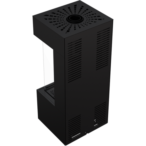 Панорамный газовый камин Kratki LEO/HOME/BOX/LP/45/68/G20/C (магистральный газ) 