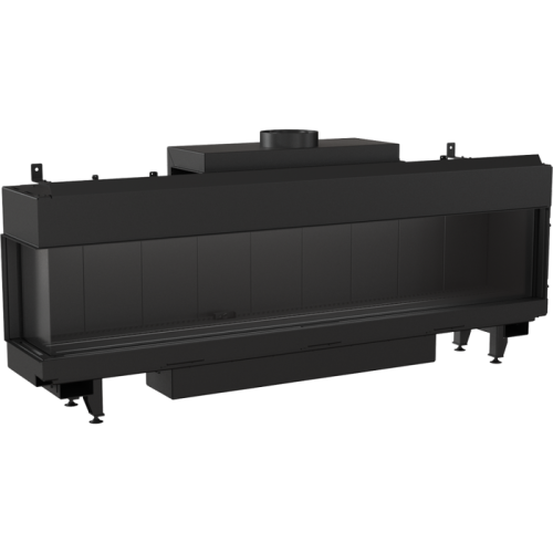 Панорамный газовый камин Kratki LEO/L/200/G31/37MBAR (баллонный газ) 