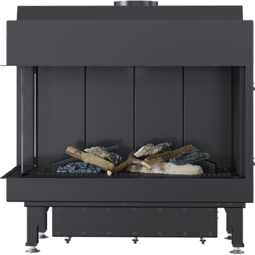 Панорамный газовый камин Kratki LEO/L/70/G31/37MBAR (баллонный газ) 